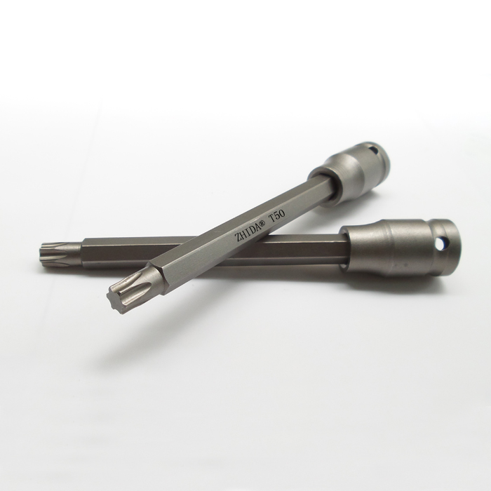 1/2 DR Long screw impact socket bit Torx T50